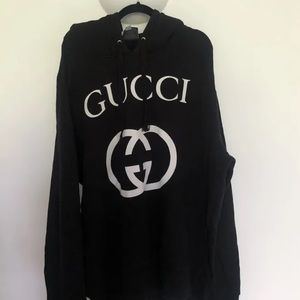 Gucci Interlocking G Black Hoodie